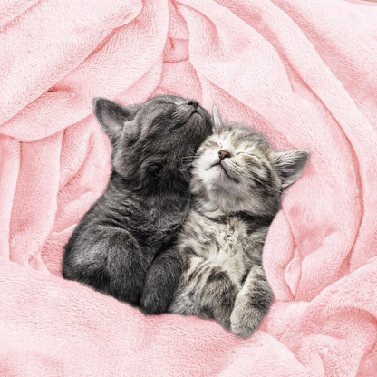 Utopia Bedding Fleece Blanket King Size Pink 300GSM Luxury Fuzzy Soft Anti-Static Microfiber Bed Blanket (90x102 Inch)