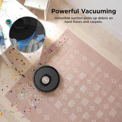Shark AV2501AE AI Robot Vacuum - XL HEPA Self-Empty Base, LIDAR Navigation, Wi-Fi & Alexa Compatible - Black