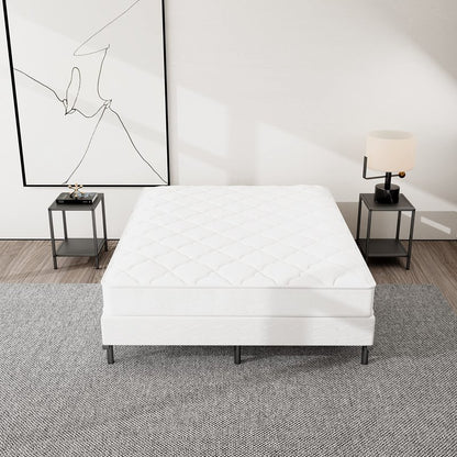 NEW JETO Metal Bed Frame,Sturdy Platform,Heavy Duty Sturdy Bed Frame Black King,9 Legs Support,Easy to Assemble,Without Taking Up Space and Easy to Move