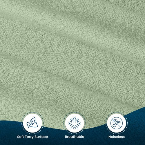 Utopia Bedding Waterproof Mattress Protector Queen Size (Pack of 14), Premium Terry Mattress Cover 200 GSM, Breathable, Fitted Style with Stretchable Pockets (Sage)