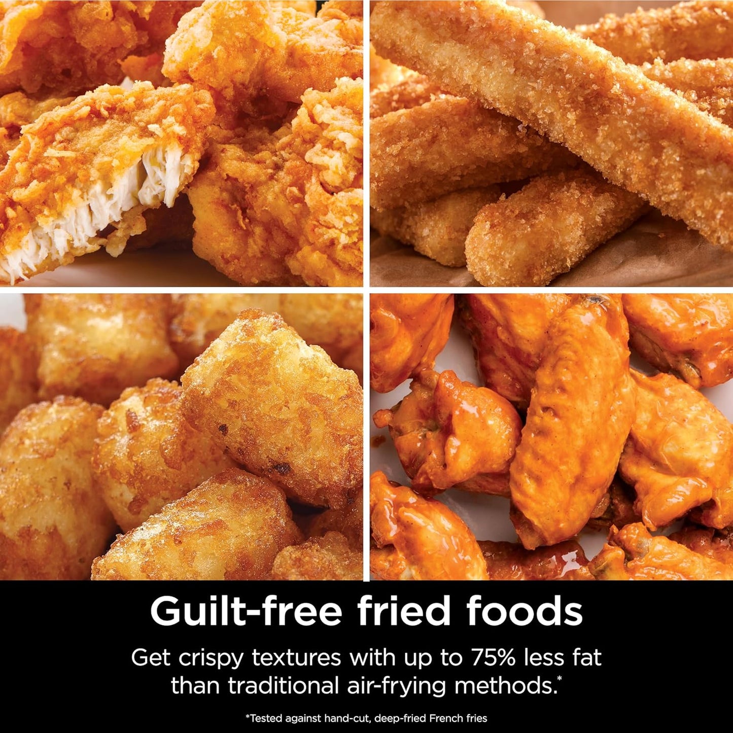 Ninja XL Air Fryer - 6.5 QT Capacity | 6-in-1 Cooking Functions | Nonstick Basket & Recipe Guide | Grey | AF181