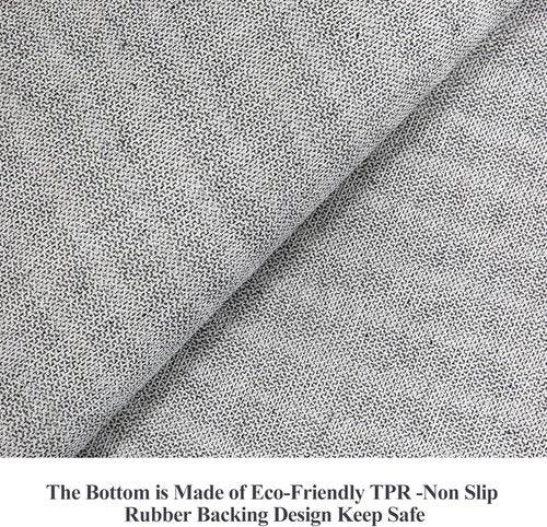 Hallway Washable Runner Rug - Vintage Soft Non-Slip Indoor Carpet | 2x10 Beige for Kitchen & Entryway