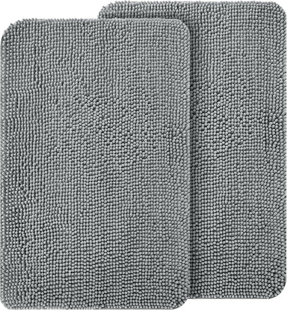 OLANLY Dog Door Mat Set - 3-Piece Bundle with 30x20 Size in Grey for Easy Cleaning & Durability