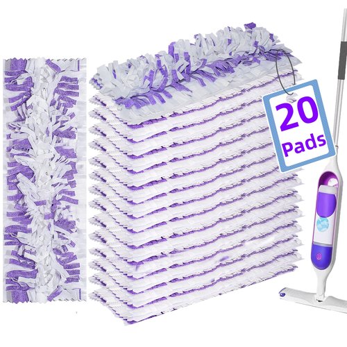 Disposable Mopping Pad Refills for PowerMop Multi-Surface Mopping Pad Refills for Floor Cleaning, 20 Count