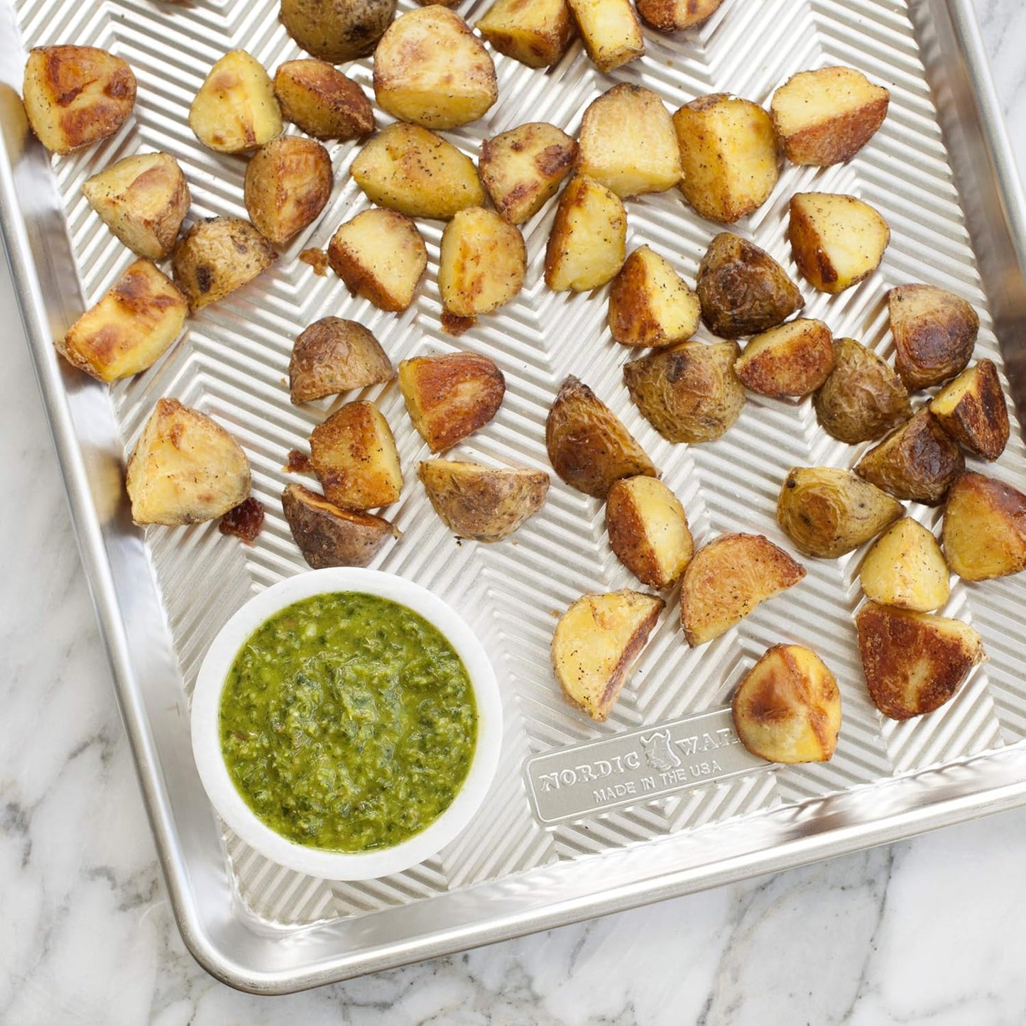 Nordic Ware Prism Baking Half Sheet Set - Durable Nonstick Design | Perfect for All Your Baking Needs