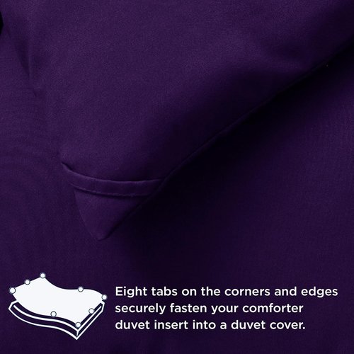 Bedsure Comforter Duvet Insert - Twin Size Quilted Down Alternative Bedding | All-Season GentleSoft Blanket, Purple 88 x 68 Inches