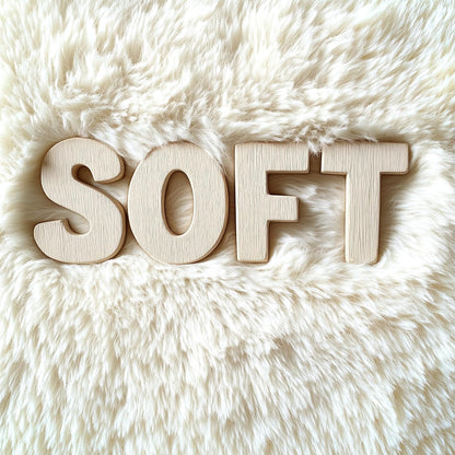 OLANLY Large Area Rug - Soft Fluffy Shaggy Carpet for Living Room & Bedroom | Machine Washable, Ivory