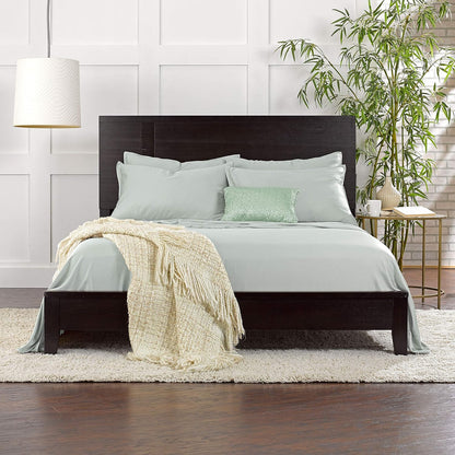 Pure Bamboo King Sheets - Luxuriously Soft & Cooling 100% Organic Viscose Bed Set | Sea Glass Color (Pack of 2)