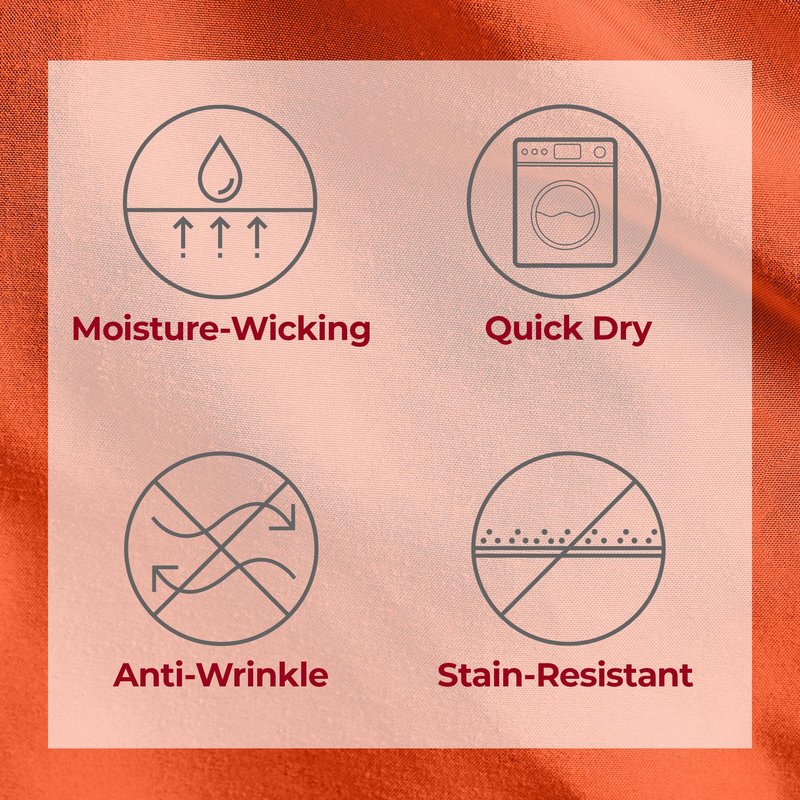 Mellanni Twin Sheets Set - 3 PC Iconic Collection Bedding - Hotel Luxury, Extra Soft, Cooling Bed Sheets - Wrinkle, Fade, Stain Resistant (Twin, Poppy Orange)