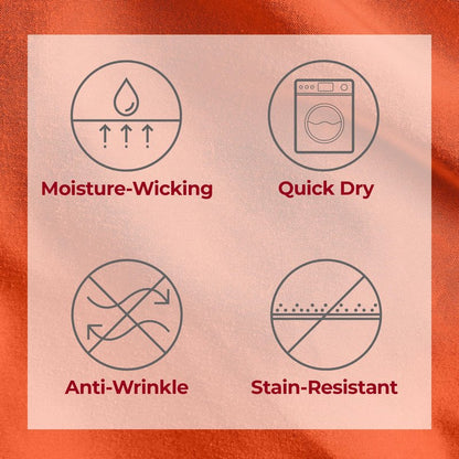 Mellanni Twin Sheets Set - 3 PC Iconic Collection Bedding - Hotel Luxury, Extra Soft, Cooling Bed Sheets - Wrinkle, Fade, Stain Resistant (Twin, Poppy Orange)