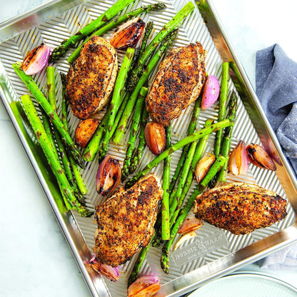 Nordic Ware Prism Baking Half Sheet Set - Durable Nonstick Design | Perfect for All Your Baking Needs