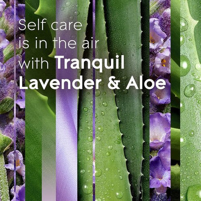 Glade PlugIns Refills Air Freshener - Tranquil Lavender & Aloe Scent, 5 Count, 3.35 Fl Oz