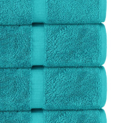 Chakir Turkish Linens | Hotel & Spa Quality 100% Cotton Premium Turkish Towels | Soft & Absorbent (3 Piece Towel Sets, Aqua)