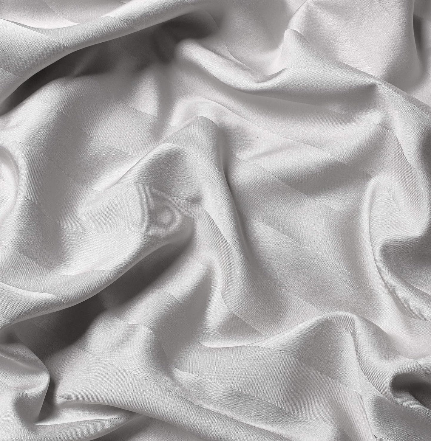 Pure Bamboo Queen Sheets - Luxuriously Soft 100% Organic Viscose Bed Sheet Set | Jacquard White, Double Stitching, 2-Year Quality Promise