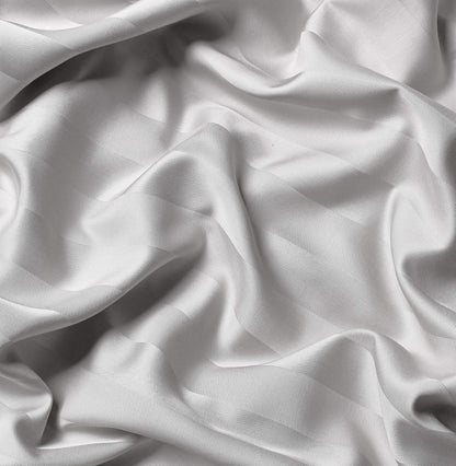 Pure Bamboo Queen Sheets - Luxuriously Soft 100% Organic Viscose Bed Sheet Set | Jacquard White, Double Stitching, 2-Year Quality Promise